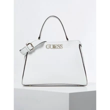 Женская сумка тоут Guess Uptown Chic белая (HWVG7301060-WHI): Пол Женский