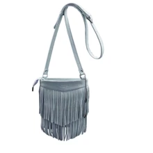 Жіноча сумка через плече BlankNote Fleco блакитна (BN-BAG-16-blue): Стать Женский