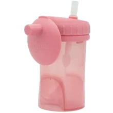 Чашка непроливайка с силиконовой соломинкой Difrax Raspberry розовая (1010 Raspberry): Производитель Difrax