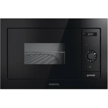 Вбудовувана мікрохвильова піч Gorenje BM235SYB: Колір чорний