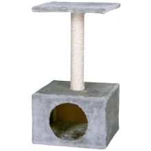 Домик-когтеточка для котов Flamingo Sassiere серый 30х30х54.5 см (44745): undefined undefined