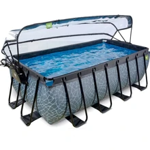 Бассейн EXIT Toys с куполом 400х200х122 см камень + песочный фильтр (30.47.42.00): undefined undefined