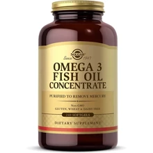 Solgar Omega-3 Fish Oil Concentrate 1000 mg, 240 Softgels: Тип Омега 3