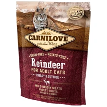 Сухой корм Carnilove Cat Energy Outdoor для активных кошек оленина и кабан 0.4 кг (8595602512263): Тип Сухой корм