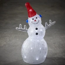 Фигура светодиодная Снеговик 40.5 см, акриловая, 30led Luca Lighting: Производитель Luca Lighting