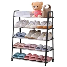 Полка для обуви Stenson 5 ярусов 58х28х62 см (R97341-5 black): Тип Подставка для обуви