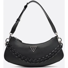 Женская сумка багет GUESS CORINA TOP ZIP SHOULDER BAG черная (HWVP8766180-BLA): Пол Женский