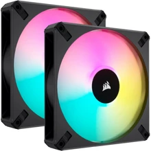 Кулер Corsair AF140 RGB Elite Dual Pack (CO-9050156-WW): Рівень шуму, dB 33.8