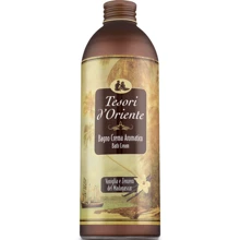 Tesori d'Oriente Vanigilia E Zenzero Ваниль и имбирь крем-гель для ванны 500 ml: Назначение Увлажнение, Расслабление, Очищение, Ароматизация
