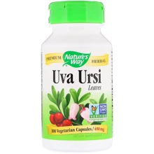 Nature's Way, Uva Ursi, Leaves, 100 Capsules (NWY-17600): Форма выпуска Капсулы