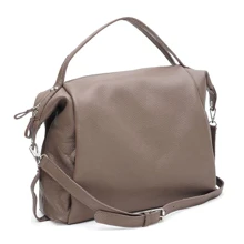 Женская сумка саквояж Ricco Grande коричневая (1l975taupe-taupe): Пол Женский
