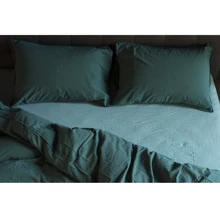 Комплект наволочок SoundSleep Stonewash dark green ранфорс 50х70см 2шт (93318723): Тип наволочка
