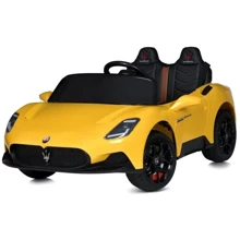 Детский электромобиль Bambi Racer Maserati желтый (M 5104EBLR-6): Вид автомобиль