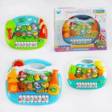 Музичне піаніно WToys Звірятка малюки ноти, цифри, 8 казок, віршики, пісні (TK - 72406): Тип пианино
