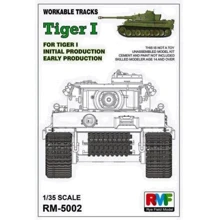 Пластиковые Rye Field Model рабочие траки для немецкого танка "Тигр I", ранняя версия RFM-RM5002: Производитель Rye Field Model