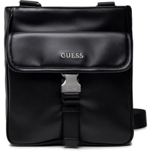 Мужская сумка через плечо Guess Scala Crossbody With Flap черная (HMSCLAP1325-BLA): Пол Мужской