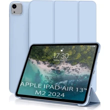 Аксесуар для iPad BeCover Tri Fold Soft TPU Silicone Light Blue for iPad Air 13 (2024 / 2025) (711741): Колір блакитний