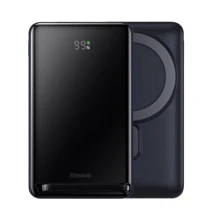 Внешний аккумулятор Baseus Power Bank 10000mAh 20W Magnetic Bracket Wireless Fast Charge Black (PPCX000003): Количество USB 2