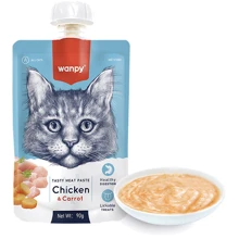 Жидкий корм Wanpy Chicken & Carrot с курицей и морковью для котов 90 г (58122): Тип Влажный корм