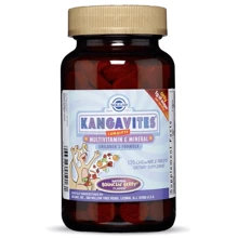 Solgar Kangavites, Complete Multivitamin & Mineral Children's Formula, Berry Flavor, 120 Chewable Tablets Кангавітес з мультивитаминами і мінералами Solgar Kangavites, Complete Multivitamin & Mineral Children's Formula, Berry Flavor, 120 Chewable Tablets Кангавітес з мультивитаминами і мінералами