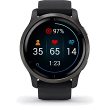 Смарт-годинник Garmin Venu 2 Slate Stainless Steel Bezel with Black Case and Silicone Band (010-02430-01): Виробник Garmin