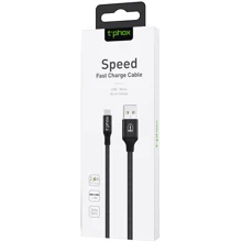 Кабель T-PHOX USB Cable to microUSB Speed 1.2m Black (T-M810 Black): Тип USB Cable - microUSB