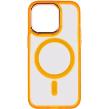 Чехол для iPhone Epik TPU Iris with MagSafe Orange for iPhone 14: Цвет оранжевый