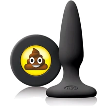 NS Novelties Mojis Plug #SHT mini маленька анальний пробка, 7x2 см, чорний: Для кого унісекс