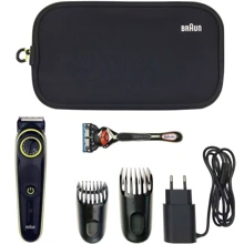 Машинка для стрижки (триммер) Braun BT3941TS: Зона применения Для бороды, Для тела