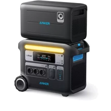 Зарядная станция Anker 767 PowerHouse with Extended Battery (2300W | 4096Wh) Portable Power Station LiFePO4: Емкость аккумулятора, Вт/ч 4096