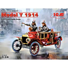 Американский пожарный автомобиль ICM Model T 1914 г. с экипажем: Производитель ICM