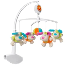 Музыкальная карусель BabyOno Собачки (1373): Особенности механический завод