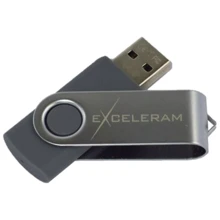 USB-флешка eXceleram 16GB P1 Series USB 2.0 Silver/Grey (EXP1U2SIG16): Стандарт USB USB 2.0