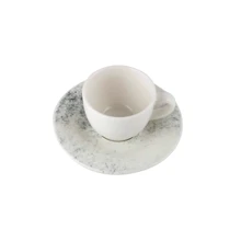 Чашка чайная Porland Smoky Alumilite 85 мл с блюдцем (213-218312.S): Тип Чашка для чая с блюдцем