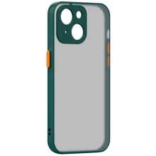 Чехол для iPhone ArmorStandart Frosted Matte Dark Green (ARM64489) for iPhone 14: Цвет зеленый