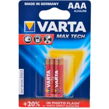 Varta AAA bat Alkaline 2шт MAX TECH (04703101412): undefined undefined