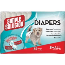 Гигиенические прокладки Simple Solution Disposable Diapers Small для собак (S) 12 шт. (ss10650): undefined undefined