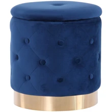 Пуф AMF Janett Blue / Golden Chrom (547484): Производитель AMF