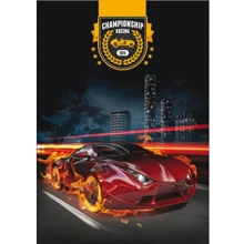 Комплект блокнотов "Автомобили", А6, 48 арк., обложка - пластик з полноцветной печатью, боковая спираль, ассорти, 8 штук (CF21202): undefined undefined