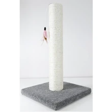 Дряпка стовпчик AnimAll GLP 19005-GRAY для кошек, сизаль серая 47 см (113816): Высота столбика 47 см