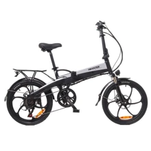 Электрический велосипед Maxxter RUFFER 20" (черно-серебряный): Цвет черный