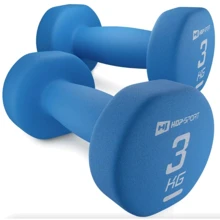 Гантель Hop-Sport HS-V030DR 2x3 кг синий (5902308226470): Вес гантели, кг 3