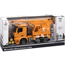 Машинка на радіоуправлінні Same Toy Підйомний кран Mercedes-Benz 1:20 жовтий (E526-003): Форма Кран