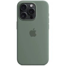 Чохол для iPhone TPU Silicone Case with Animation & MagSafe Cypress for iPhone 15 Pro: Колір зеленый