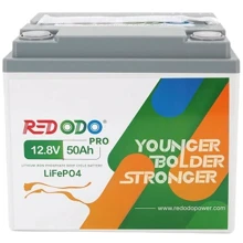 Аккумуляторная батарея Redodo 12.8V 50Ah 50А LiFePO4: Тип LiFePO4