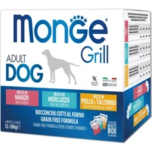 Вологий корм для собак Monge dog корм grill mix тріска куряча індичка яловичина 1.2 кг (8009470017510): Тип Влажный корм