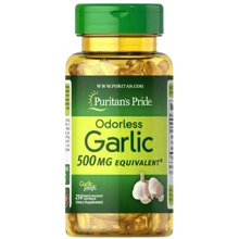 Puritan's Pride Odorless Garlic 500 mg Чеснок без запаха 250 гелевых капсул: Форма выпуска Капсулы