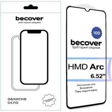 BeCover Tempered Glass 10D Black for HMD Arc (713572): undefined undefined