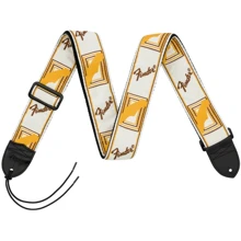 Ремень для гитар Fender 2 Monogrammed White Brown Yellow Strap (14488): Производитель Fender