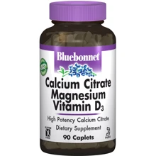 Bluebonnet Nutrition Calcium Citrate, Magnesium, Vitamin D3, 90 Caplets (BLB0715): Тип Магний + Кальций